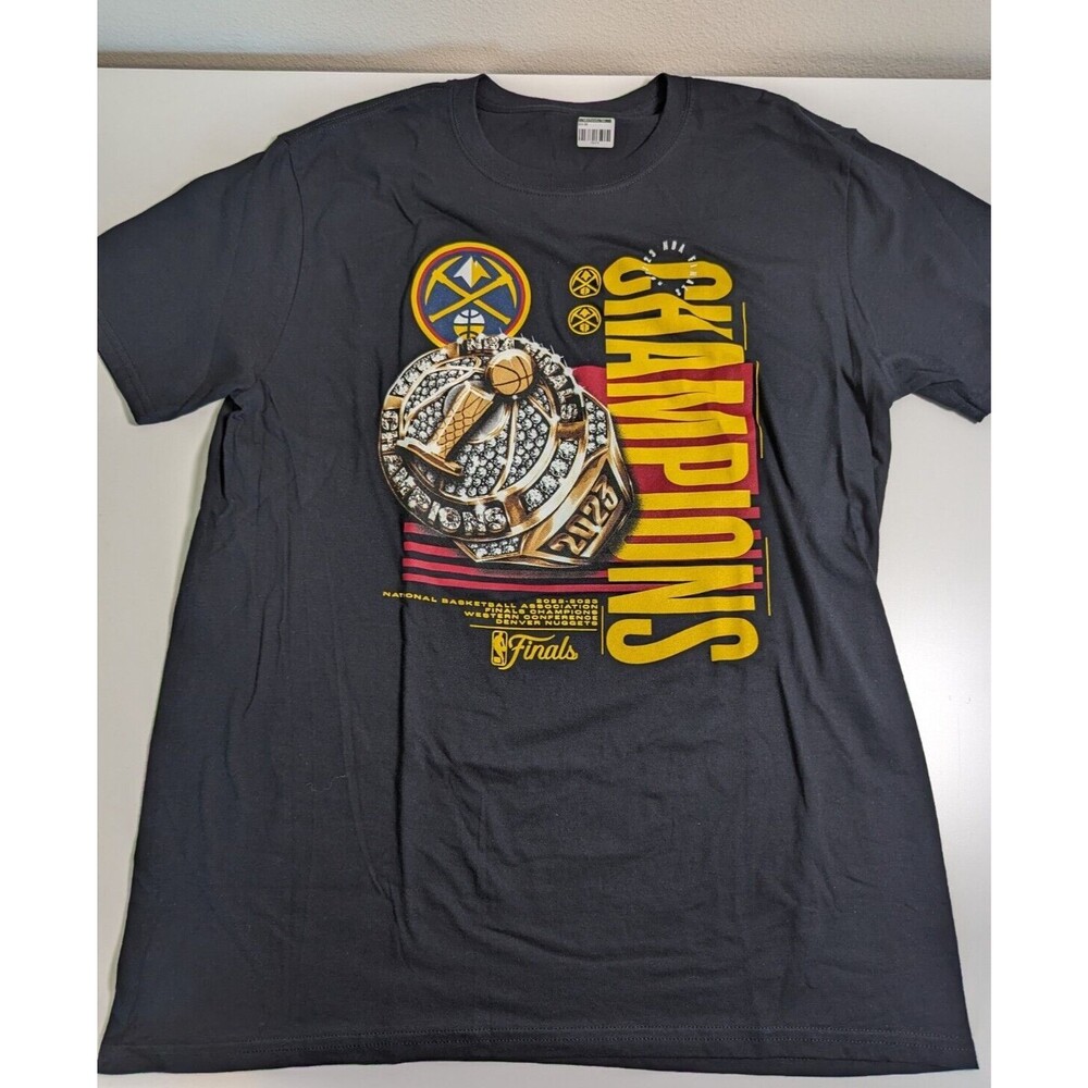 Denver Nuggets Fanatics Branded 2023 NBA Finals Champions Slam Bling Ring Sz L